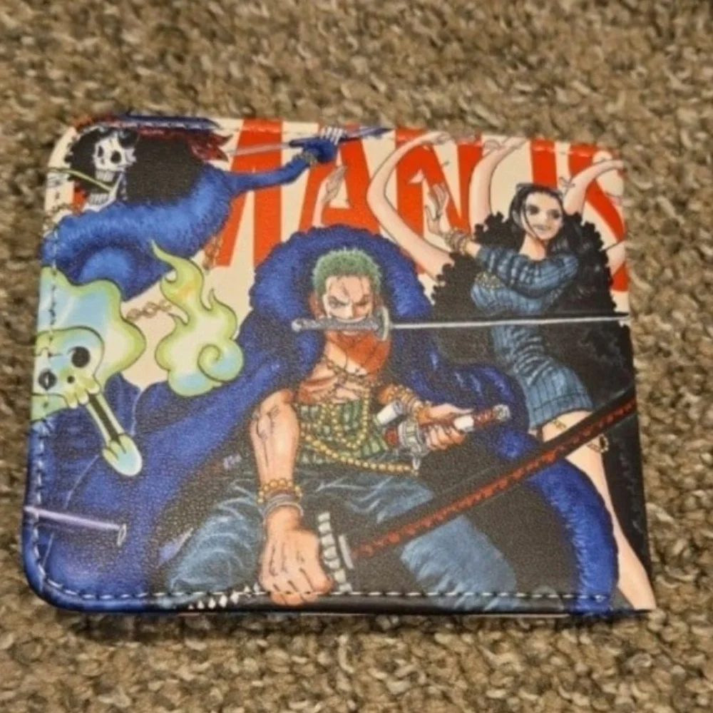 New One Piece Anime Manga Leather Wallet